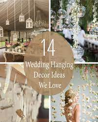 Does your reception need a bit more of a pop? 14 Wedding Hanging Decor Ideas We Love Linentablecloth