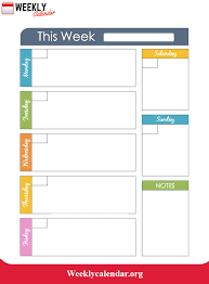 Printable as a whole or week by week as needed. Free Blank Printable Weekly Calendar 2021 Template In Pdf Weekly Calendar