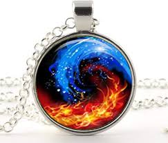 The well is under the control of tang sect in sl3 and artifical wells were created on forest luo planet and other places in sl4. Amazon Com Handmade Yin Yang Fire And Ice Pendant Astrology Necklace Jewelery Charm Pendant Arts Crafts Sewing