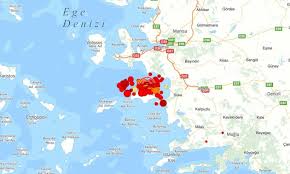 Izmir yakınlarındaki son depremlerin verileri ve konumları. Izmir De 6 6 Buyuklugunde Deprem Toki Haber