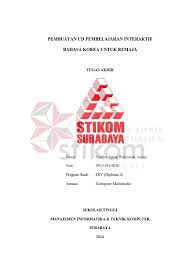 Pemanfaatan sistem multimedia sebagai media pembelajaran. Top Pdf Ta Pembuatan Cd Pembelajaran Interaktif Bahasa Korea Untuk Remaja 123dok Com