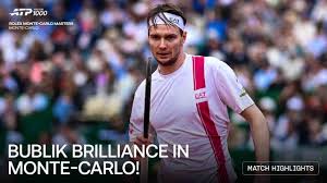 Highlights: Bublik downs Lehecka for maiden Monte-Carlo 2026 QF spot