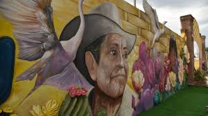 Destaca en mural de Cócorit la belleza de la región