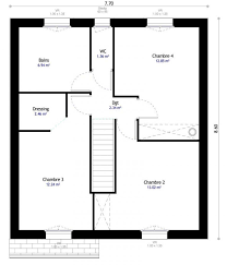 Plan De Maison A 4 Chambres Une Selection Pour S Inspirer Design Habitats House Plans