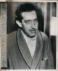 1950 Press Photo Charles Grell and Detective Benjamin Goodman in Bosto