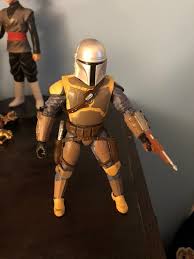 Custom The Mandalorian Star Wars Black Series Figure One Of A Kind Comes With All Accessories Black Series Star Wars Black Series Star Wars Action Figures