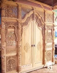 Harga pintu ukiran kayu jati. Jual Pintu Gebyok Ukiran Jati Ramayana Jepara Kencana Jati Furniture