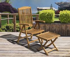 Great savings & free delivery / collection on many items. Cheltenham Outdoor Reclining Chair With Footstool Teak