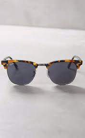 Anthropologie Ray Ban Clubmaster Wood Sunglasses Brown One Size Eyewear Sonnenbrille Goldene Sonnenbrille