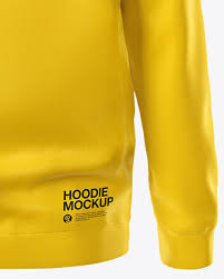 Download Hoodie Mockup Back View In Apparel Mockups On Yellow Images Object Mockups