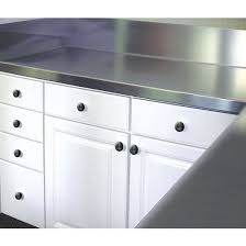 stainless steel countertops with