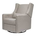 Kiwi Electronic Power Recliner and Swivel Glider with USB Port, Coal Grey Babyletto
