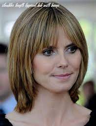 8 Shoulder Length Layered Bob With Bangs
