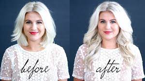 This Is A Step By Step Video On How To Blend Hair Extensions With Short Hair Milana Sh Hair Extensions For Short Hair Short Hair Tutorial Luxy Hair Extensions