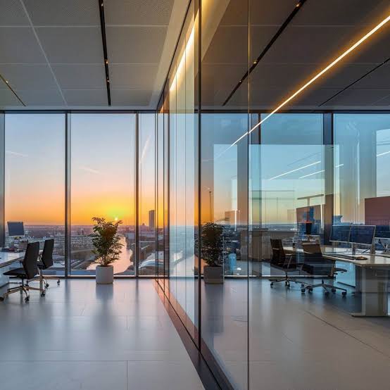One Way Glass Office Partitions