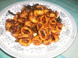 Squid Curry Leaf Fry Squid Recipes Indian Food Recipes Curry Dishes