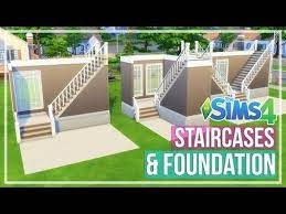 The Sims 4 How To Do L Shaped Stairs Youtube Sims 4 Sims 4 House Plans Sims 4 Houses