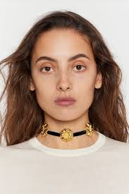 ELIZABETH CHOKER DAISY BLACK