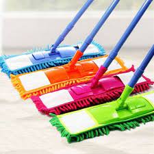 ممسحة أرضية من الألياف الدقيقة قابلة للتمديد 360 درجة منظف ومكنسة تنظيف المنزل rubber broom wet floor microfiber mops
