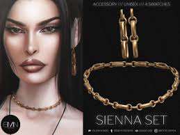 BRADFORD — SIENNA SET New meshes HQ/BG compatible 4 swatches...