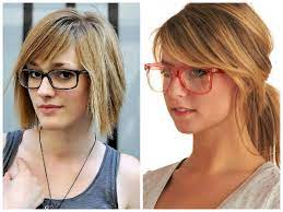 Bangs And Glasses Can Be Adorable Quirky Or Edgy But It Could Also Look Like Your Entire Face Hairstyles With Glasses Hairstyles With Bangs Bangs And Glasses