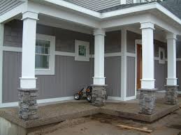 Porch Column Size Building A Home Forum Gardenweb Front Porch Columns House Columns Concrete Front Porch