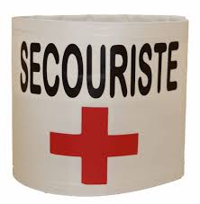 Brassard De Securite Haute Visiblite Secouriste Avec Croix Rouge Blanc Croix Rouge Brassard Secouristes