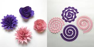 Moldes y tutorial para aprender como hacer flores gigantes. Moldes Para Flores De Papel Rosas Novocom Top