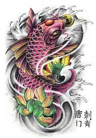 The lotus flowers, representing rising above and reaching. Otus And Coy Google Search Koi Dragon Tattoo Koi Tattoo Koi Tattoo Design