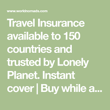 No matter where you are in the world, you can rest assured that you are well protected. Travel Insurance Available To 150 Countries And Trusted By Lonely Planet Instant Cover Buy While Away Travel Insurance Best Travel Insurance Lonely Planet