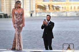 Team including paulina gretzky, jena sims and tori slater look on during thursday. Dustin Johnson Clawing Out Of Paulina S Doghouse One Photo At A Time