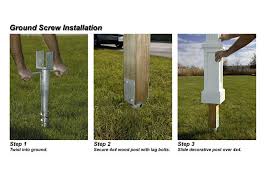 Mayne 4x4 Ground Screw For Mailbox Posts Mailbox Installation Diy Fence Concrete Fence Posts