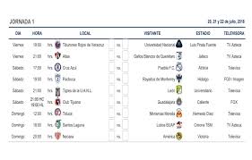 Calendario mensual del año 2021. Calendario 2020 Liga Mx Calendario 2019