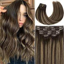 3.7 out of 5 stars 84. Lacerhair Remy Hair Seamless Hair Extensions Clip In 18 Inch Balayage Ninthavenue Europe