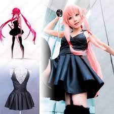 By continuing, you agree to our use of cookies. Yuno Gasai Cosplay Costume Black Dress Cosplay Kostume Kleider Cosplay Ideen