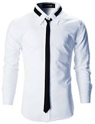 Flatseven Mens Slim Fit Dress Shirts With Tie Sh107 White Tie Shirt Shirts Menswear F Slim Fit Mens Shirts Slim Fit Dress Shirts Mens White Dress Shirt
