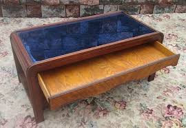 Mahogany chinese chippendale coffee table. Vintage 1930 S Art Deco Cobalt Blue Glass Coffee Table Price Sold 125 Steemit