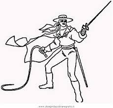 Disegno Zorro04 Personaggio Cartone Animato Da Colorare
