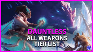 From myidntech.com in order for us to make the best articles possible, share your corrections, opinions, and thoughts about weapon tier list | best weapons of all types with. Dauntless Weapons Tier List Weapons Ranked From S To C