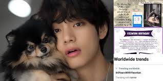 He is a male dog that used to live with bts; 4yearswithyeontan Trends 1 Worldwide As Fans Celebrate Yeontan S Birthday With Various Donations Allkpop