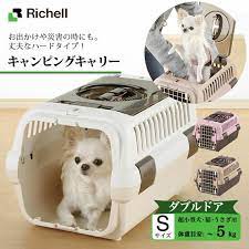 楽天市場 リッチェル キャンピングキャリー ダブルドア s キャリーバッグ キャリーバック コンテナ 超小型犬用キャリーバッグ 猫用キャリーバッグ キャリーケース クレート ハードキャリー 犬用品 猫用品 あす楽対応 ペッツビレッジクロス ペット通販