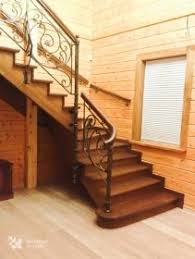 лестницы на второй этаж в частном доме фото цены недорого Stair With Forged Ladder Stupenki Dom Lestnica