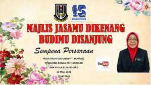 Jawatankuasa pengelola pertandingan choral speaking sekolah menengah daerah petaling utama merakamkan sekalung penghargaan dan terima kasih kepada pegawai pendidikan daerah petaling utama jawatankuasa kerja pertandingan petaling utama semua sekolah menengah daerah. Smk Kuala Kubu Bharu Hulu Selangor Assalamualaikum Salam Sejahtera Majlis Jasamu Dikenang Budimu Disanjung Sempena Persaraan Pn Hjh Anisah Binti Tawang Secara Langsung Di Youtube Tarikh 12 Mac
