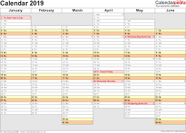 Calendar 2019 Uk 17 Free Printable Pdf Templates