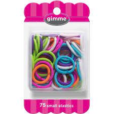 Gimme Gimme Elastics Super Pack Small 50 Count Walmart Com Elastic Hair Elastics 50th