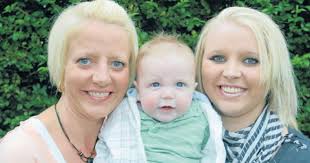 Little Dalton says a 12 pound hello