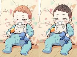 Arte De Fargo Del Bebe De Heesoo Y Dojun Anime Bebe Recomendaciones De Anime Dibujos Kawaii