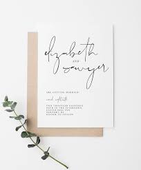 Many Wedding Invite Companies Can Provide A Selection Of Design Templat Minimal Wedding Invitation Wedding Invitations Simple Modern Simple Wedding Invitations