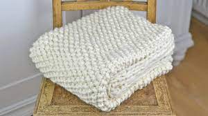 Anleitung decke kuscheldecke babydecke stricken. Wolldecke Plaid Blanket Stricken Vorstellung Eines Strickkit Von We Are Knitters Youtube