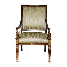 Egyptian antique furniture provides almost the only surviving examples of genuine antique furniture. Egyptian Revival Style Armchair Ebth